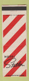 Matchbook Cover - Hotel Statler
