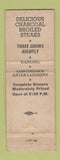 Matchbook Cover - Cafe of Tomorrow Chicago IL Casino WORN