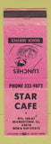 Matchbook Cover - Star Cafe Beardstown IL