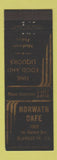 Matchbook Cover - Horwath Cafe Elmwood Park IL