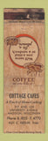Matchbook Cover - Cottage Cafes Madison WI WORN