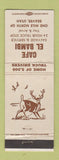 Matchbook Cover - Cafe El Bambi Beaver UT deer WEAR