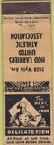 Matchbook Cover - Hold Carriers Athletic Assoc deli Chicago? IL WORN