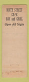 Matchbook Cover - Ninth Street Cafe Bar and Grill St Petersburg FL