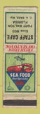 Matchbook Cover - Staff Cafe Fort Walton FL WORN