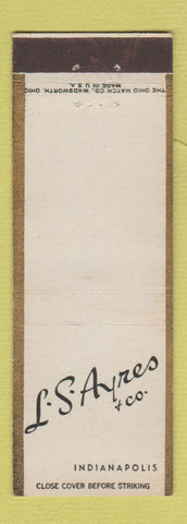 Matchbook Cover - LS Ayers Indianapolis IN