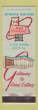 Matchbook Cover - Gateway Cafe North Bend WA WEAR
