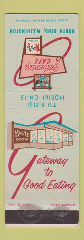 Matchbook Cover - Gateway Cafe North Bend WA WEAR