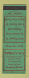 Matchbook Cover - Callihan's Cafe Spokane WA