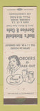 Matchbook Cover - Red's Richfield oil gas Cafe Auburn WA WEAR