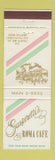 Matchbook Cover - Gasperetti's Roma Cafe Seattle WA