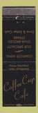 Matchbook Cover - Coffee Cup Cafe Lusk WY