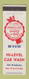 Matchbook Cover - Hi Level Car Wash Toledo OH