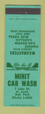 Matchbook Cover - Minit Car Wash Oak Park IL