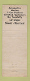Matchbook Cover - Minit Car Wash Oak Park IL