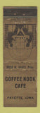 Matchbook Cover - Coffee Nook Cafe Fayette IA WEAR