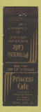 Matchbook Cover - Princess Cafe Iowa City IA