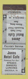 Matchbook Cover - Jones Hotel Cafe Osceola IA WEAR
