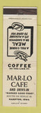 Matchbook Cover - Mar Lo Cafe Hampton IA