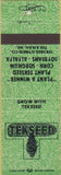 Matchbook Cover - Tekseed seed corn alfalfa Tekamah NE