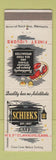 Matchbook Cover - Schieks Cafe Minneapolis MN