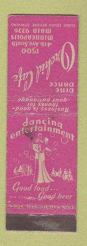 Matchbook Cover - Orchid Cafe Minneapolis MN WEAR