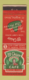Matchbook Cover - El Chico Cafe Mexican Fort Worth TX