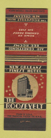 Matchbook Cover - Roosevelt Hotel New Orleans LA