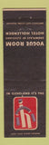 Matchbook Cover - Hotel Hollenden Cleveland OH Vogue Room