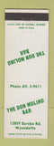 Matchbook Cover - Don Molino Bar Wyandotte MI
