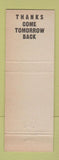 Matchbook Cover - Don Molino Bar Wyandotte MI