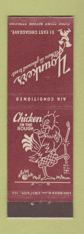 Matchbook Cover - Youker's Restaurant Chicago IL Chicken in the Rough