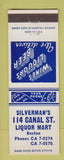 Matchbook Cover - Silverman's Liquor Mart Boston MA