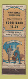 Matchbook Cover - Hotel Huntindon PA WORN