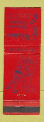 Matchbook Cover - La Potiniere French Restaurant New York City