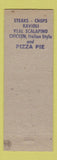 Matchbook Cover - Cafe Napoli Richmond IN
