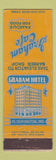 Matchbook Cover - Graham Hotel Bloomington IN cafe