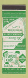 Matchbook Cover - Royal Cafe Crockett TX WEAR