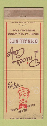 Matchbook Cover - Price's Cafe Houston TX WEAR