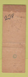 Matchbook Cover - Pirate's Cafe Restaurant Fort Worth TX WORN