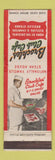Matchbook Cover - Brockles' Club Cafe Dallas TX