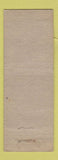Matchbook Cover - Crow's Cafe Belton TX WORN