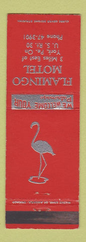 Matchbook Cover - Flamingo Cafe York PA