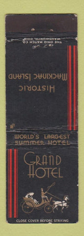 Matchbook Cover - Grand Hotel Mackinac Island MI