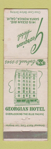 Matchbook Cover - Georgian Hotel Santa Monica CA WEAR
