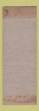 Matchbook Cover - Hotel Oakes Chico CA WEAR