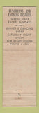 Matchbook Cover - Shrine Za Ga Zig El Bon Rooms Des Moines IA