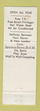 Matchbook Cover - Clinton Motel CT? WEAR