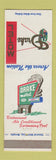 Matchbook Cover - Drake Motel Nashville Chattanooga TN