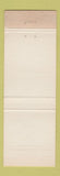 Matchbook Cover - Holiday Plaza Motel Bryan TX WORN